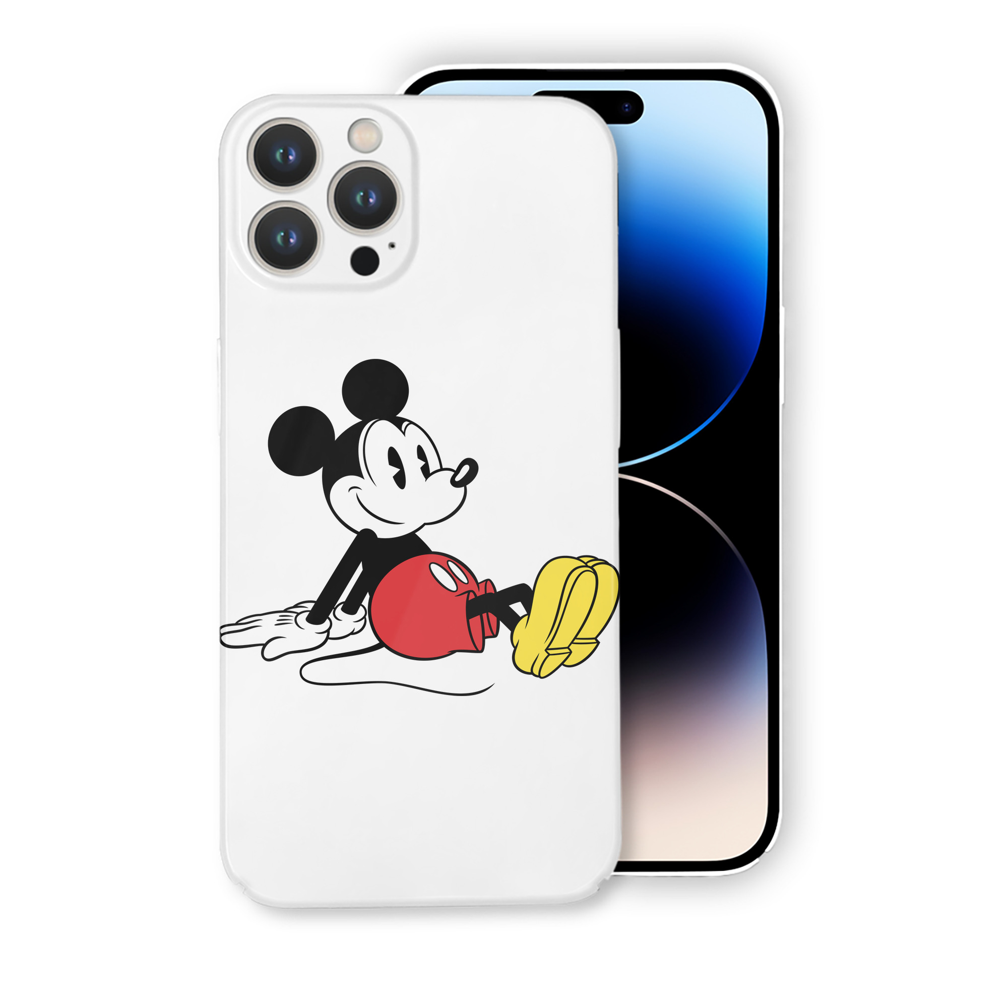 （画像用） ミッキーマウス Mickey Mouse 【iPhone 14シリーズ対応】ハードケース